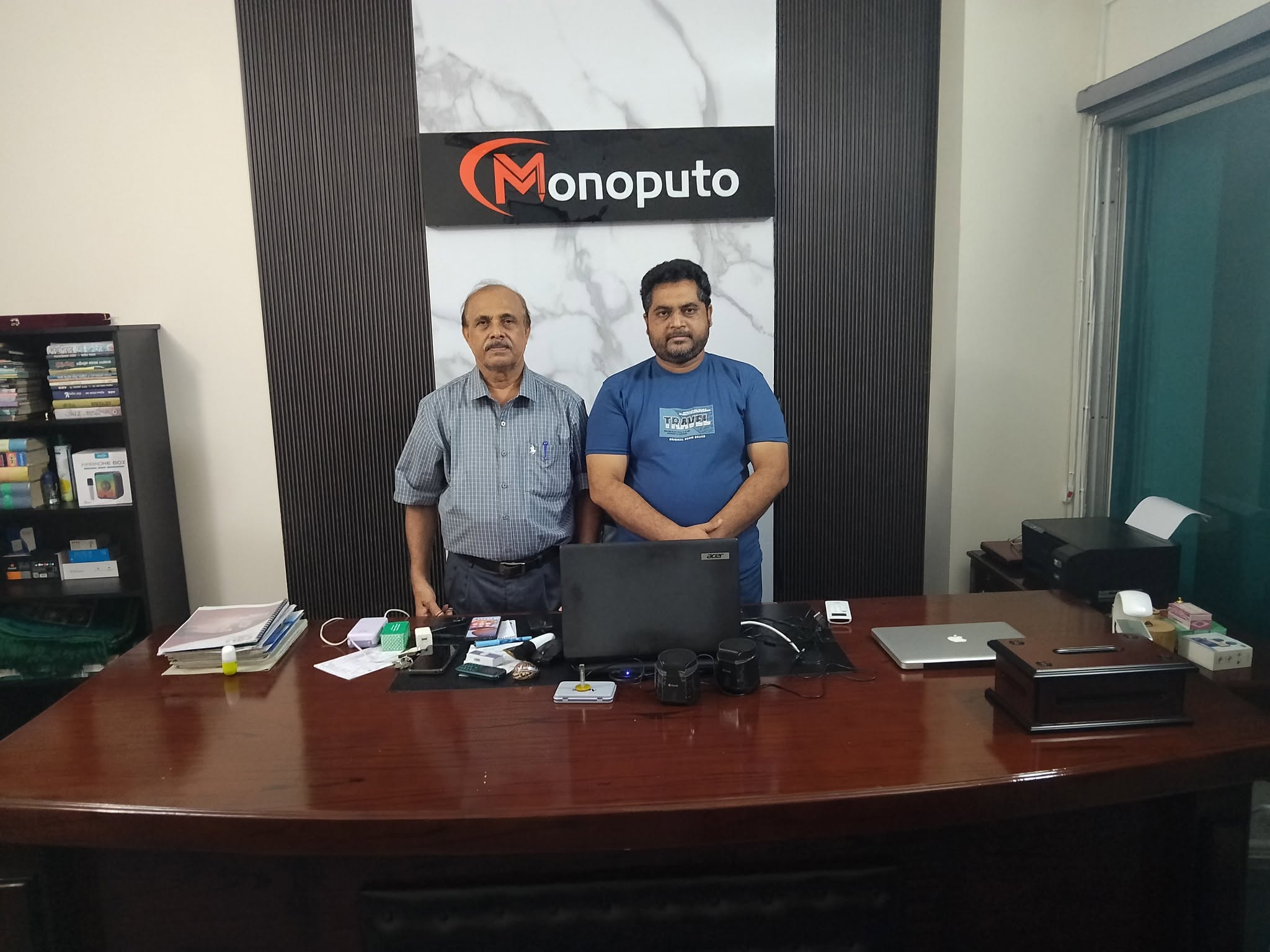 With Editor in Chief, Daily Akash Jomin